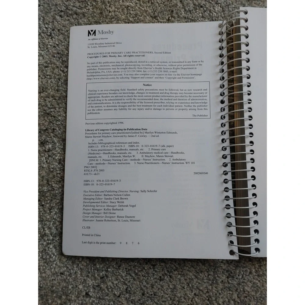 Procedures for Primary Care Practitioners 2nd Ed Edmunds Mayhew Mosby 0323016197